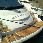 Change of teak platform and stairs