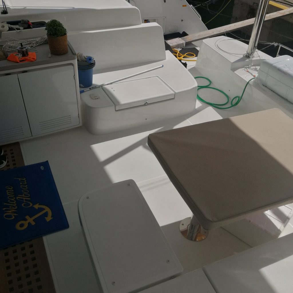 Teak boat application CEL