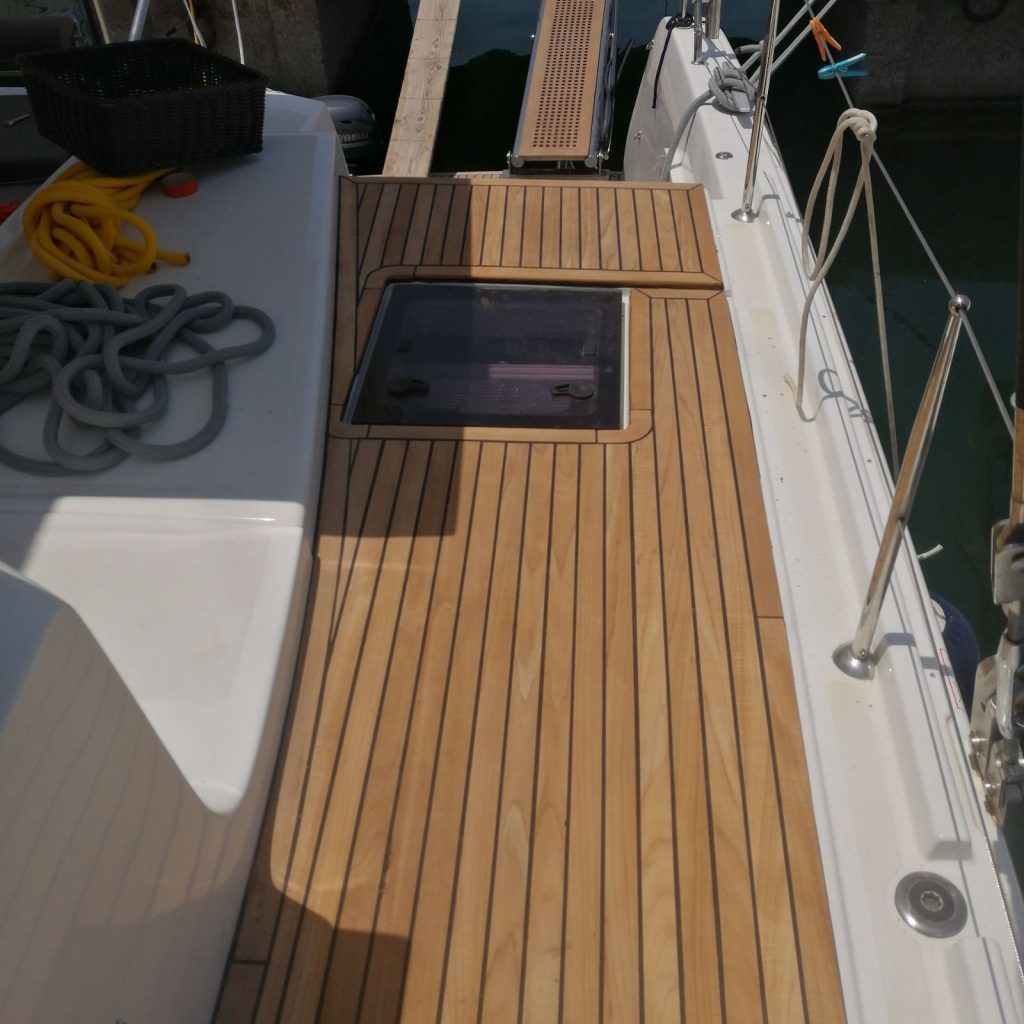Teak boat application CEL