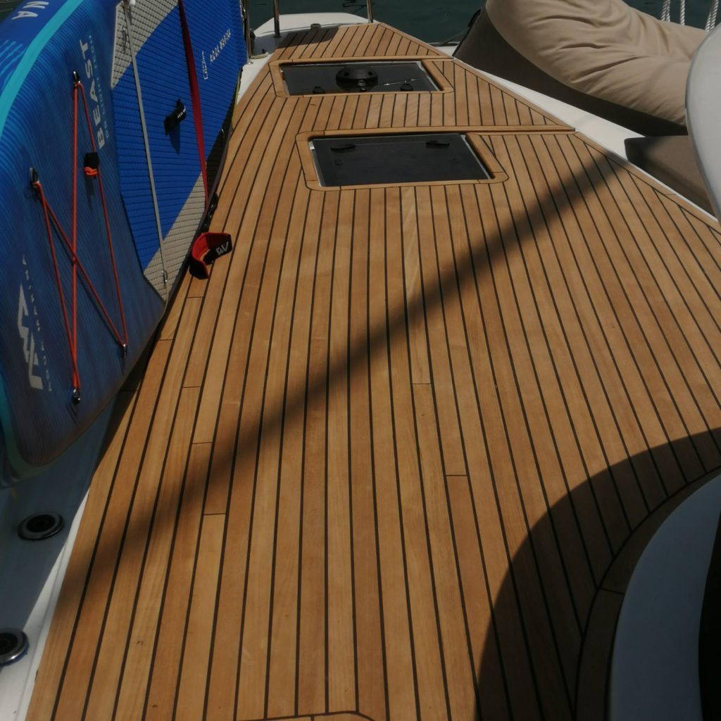 Teak boat application CEL